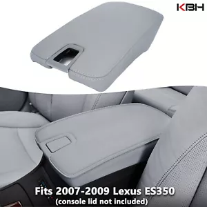 Se adapta a Lexus ES350 2007-2009 consola central tapa reposabrazos cubierta de cuero gris claro - Imagen 1 de 9