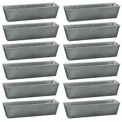 12 Stück Pflanzkasten Europalette Blumenkasten Blumentopf Zink Palette Hochbeet - Bild 1 von 3