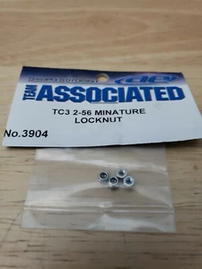 Team Associated TC3 2-56 Mini Locknut ~ No. 3904 ~ RC Hardware 4 pcs - Picture 1 of 2