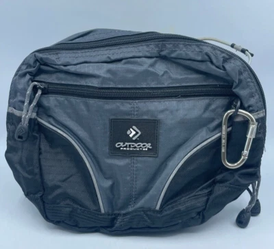 Сумка для походов на поясницу Outdoor Products Fanny Pack черная регулируемая - Изображение 1 из 4