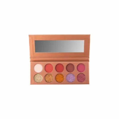 TRENDBEAUTY BRILLO ORO ROSA 10 COLORES PALETA AUTÉNTICA  Foto 1 de 3