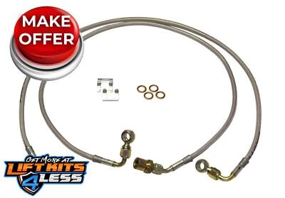 Línea de freno delantera Skyjacker FBL86 de acero inoxidable para 08-09 Ford F-250 Super Duty Foto 1 de 2