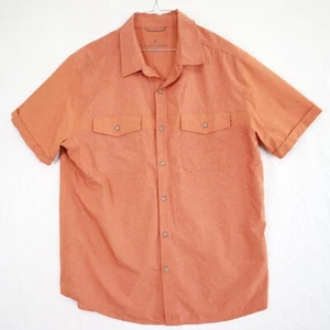 Royal Robbins Shirt Mens Large Standard Fit Flap Pocket Button Up Short Sleeve - Picture 1 of 6