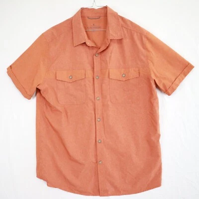 Royal Robbins Shirt Mens Large Standard Fit Flap Pocket Button Up Short Sleeve - Image 1 of 4