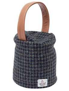 Harris Tweed Türstopper Abdeckung reine Schurwolle Leder Griff Türstopper außen - Bild 1 von 1