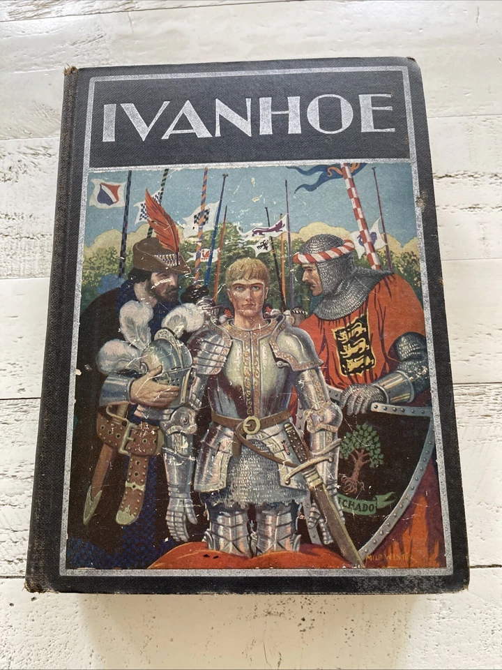 Ivanhoe 1930 Edition Rand McNally Windermere Series Milo Winter Illustrations - Image 1 of 4