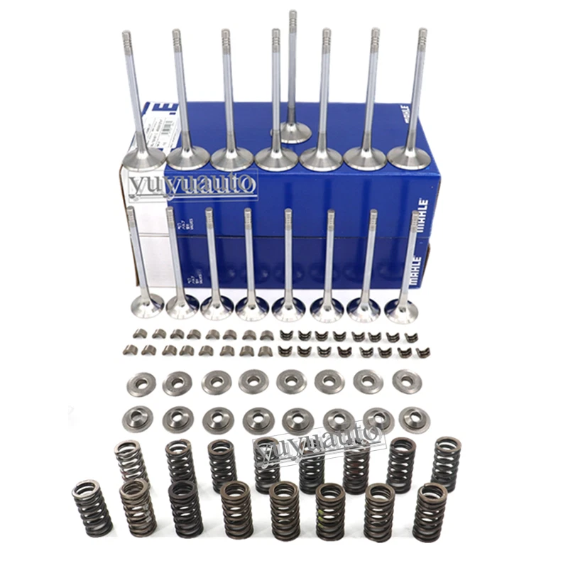 Juego de 16 válvulas de escape de admisión de motor para VW AUDI 1.8 2.0T Foto 1 de 4