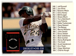 1994 Donruss #290 Rickey Henderson NM Near Mint Athletics CL ID:63926