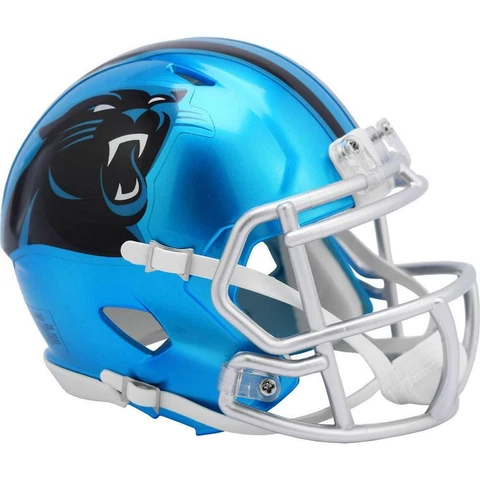 Carolina Panthers Riddell Flash Mini Football Helmet Cover