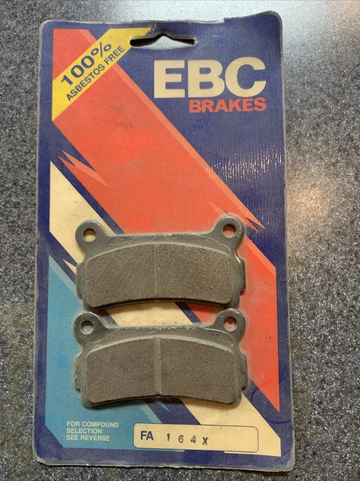 Pastillas de freno orgánicas estándar EBC FA164X para parte trasera 89-92 BETA 260 TR34/35/cero Foto 1 de 1