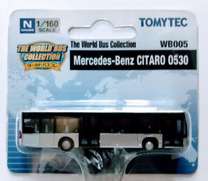 Tomytec WB005 World Bus Collection MercedesBenz CITARO 0530 Silver N Scale 1/160