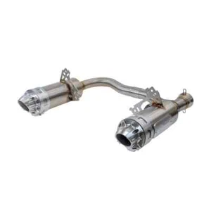 RJWC 1207 Mud Edition Dual Slip On Exhaust for Polaris Scrambler XP 1000 2014-23 - Picture 1 of 6