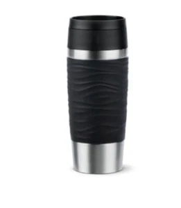 Emsa Isolierbecher 0,36 l schwarz Edelstahl Travel Mug - Bild 1 von 2
