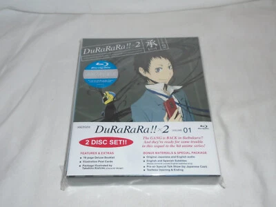DuRaRaRa!! X2 Volume 1 (2-Disc Blu-Ray Set, 2015) Anime Aniplex Limited Edition - Image 1 of 4