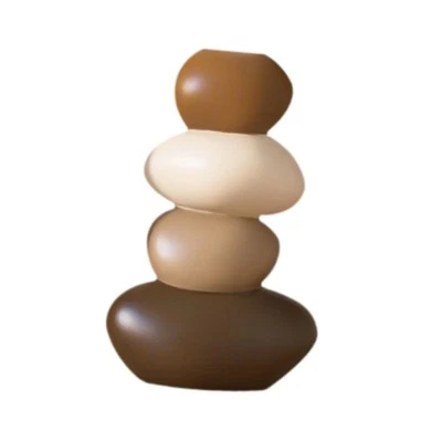 Florero Elegante Estatua Ornamento de Escritorio para Fiesta Dormitorio Mesa de Comedor Foto 1 de 4