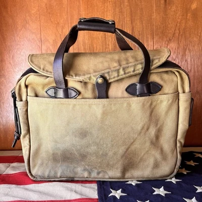 Maletín Original Filson “YKK Era” 257 Sarga Resistente | Hecho en EE. UU. | CC Restaurado Foto 1 de 4