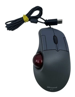 Microsoft Trackball Explorer 1.0 Mouse PS2/USB Compatible Tested Working - Image 1 of 4