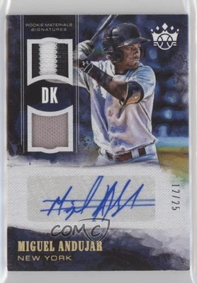 2018 Panini Diamond Kings Holo Gold /25 Miguel Andujar #RMS-MA Auto RC - Image 1 of 2