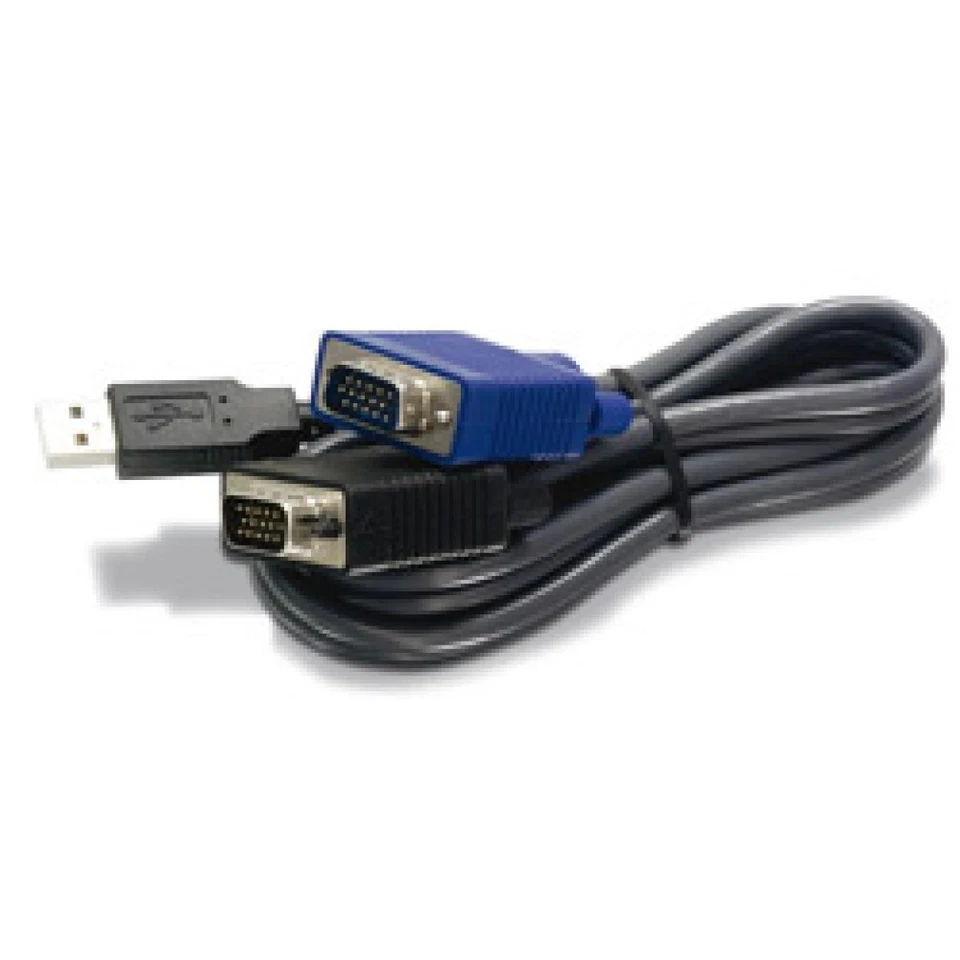 TRENDnet KVM Kabel USB /VGA 2m TK-CU06 (0710931304343)