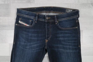 Mens Diesel SLEENKER-X Stretch Slim Skinny Blue Jeans W32 L34 Wash 009EY - Picture 1 of 14