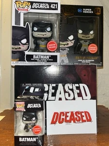 NEW FUNKO POP! DCEASED MYSTERY BOX. GAMESTOP EXCLUSIVE. BATMAN 421 (4 PCS) MINT - Picture 1 of 10