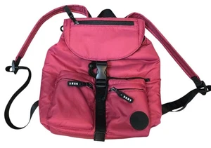 DKNY Rucksack Handtasche Puffy Hot Pink Schwarz Nylon - Bild 1 von 14