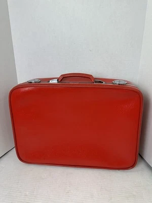 Vintage Amelia Earhart Red Hard Shell Suitcase/Retro Luggage Travel Case/No Keys - Image 1 of 4