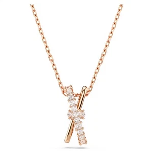 Swarovski Zirconia Hyperbola Pendant, Twist, White, Rose Gold-Tone 5689788 - Picture 1 of 5
