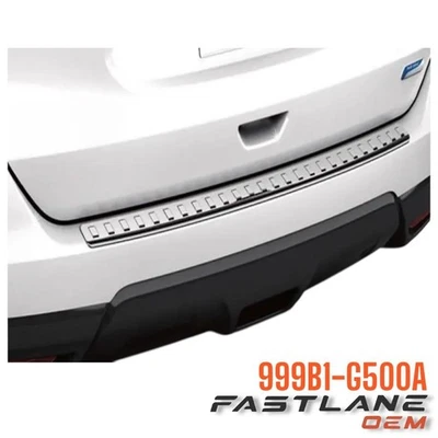 2017-2020 NISSAN ROGUE ЗАДНИЙ БАМПЕР ПРОТЕКТОР ЯРКИЙ ХРОМ НОВЫЙ OEM 999B1-G500A - Изображение 1 из 4