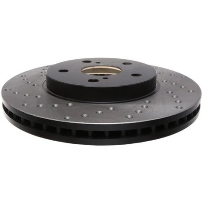 Тормозной ротор с поперечным сверлением Stoptech 128.44125R Stop Tech Sport; передний правый - Изображение 1 из 4