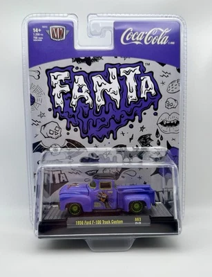 M2 Machines Fanta Halloween Rides 1956 Ford F-100 Truck Custom Green CHASE 1/750 - Image 1 of 3