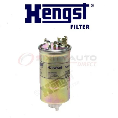 Hengst In-Line Fuel Filter for 1998-2006 Volkswagen Beetle - Gas Pump Line zg Foto 1 de 4
