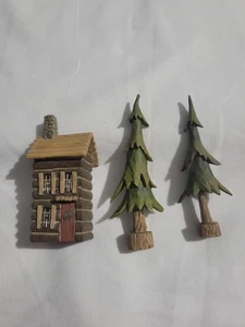 Cabaña Miini y 2 árboles muy detallados ver fotos para Measuremenys - Imagen 1 de 9