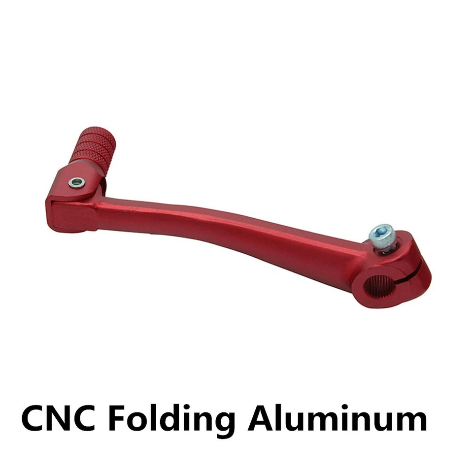 Palanca de cambio de marchas de aluminio plegable CNC palanca de cambio de marchas para motocicleta moto de cross Foto 1 de 4
