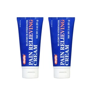 Rugby Maximum Strength Pain Relief Cream 3 oz Pack of 2 Menthol Methyl Salicy... - Picture 1 of 6