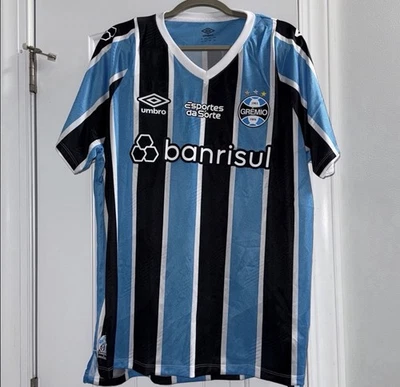 Gremio Home Jersey Umbro Brasileiro Soccer Football Shirt NEW - Image 1 of 4