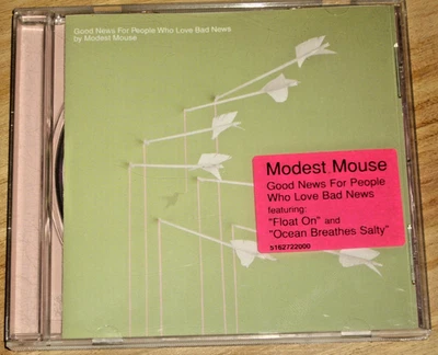 MODEST MOUSE  *OZ Press CD ' GOOD NEWS FOR PEOPLE WHO LOVE BAD NEWS ' 2004 EXC - Image 1 of 3