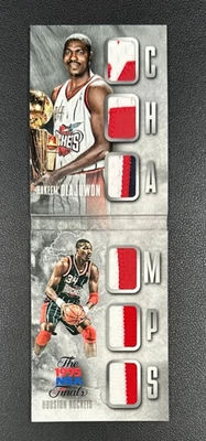 2014 Panini Preferred Champs Hakeem Olajuwon 1995 финалы Gu нашивка буклет /10#Z - Изображение 1 из 4