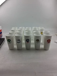 Konvolut 20 Vintage NFL Trinkbecher Gläser 70er Jahre Houston Oilers, Redskins - Bild 1 von 9