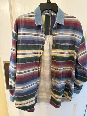 Men’s 1990s Vintage Western Wear Collared Button Up Shirt - Image 1 of 4