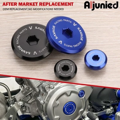 Tapas de cárter para motor Yamaha YFZ450R/SE YFZ 450X Raptor YFM700 Foto 1 de 4