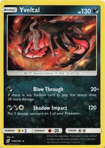 Pokemon - Yveltal #139/236 - SM - Unified Minds Holo - Picture 1 of 2
