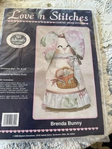 Karens Kreations Loving Stitches Cross Stitch Kit - Brenda Bunny - Picture 1 of 2