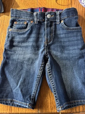 Pantalones Cortos Vaqueros Levi's 511 Regilar Azul Niños Talla 6 Cintura Ajustable Foto 1 de 4