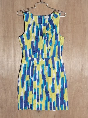 Brooklyn Industries Women’s Sleeveless Sheath Dress 2 Multicolor Abstract Print - Image 1 of 4