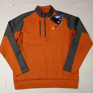 Felpa Pullover Antigua NBA Phoenix Suns Generazione 1/4 Zip Uomo L Nuova con etichette - Foto 1 di 8
