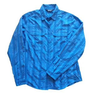 ROHAN Women's Blue 'INSECT SHIELD' Long Sleeve 'SANCTUARY' Shirt Size Large - Picture 1 of 8