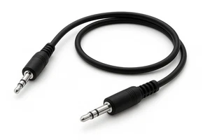 Cable de conexión Audio Stereo AUX cable jack de 0,5 m, cable AUX de 3,5 mm NUEVO - Imagen 1 de 4