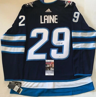 Patrik Laine signed Winnipeg Jets Adidas Authentic Adizero jersey JSA - Image 1 of 4