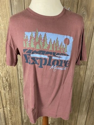 Футболка бордовая Camp David Explore Minnesota сувенирная большая  - Изображение 1 из 4